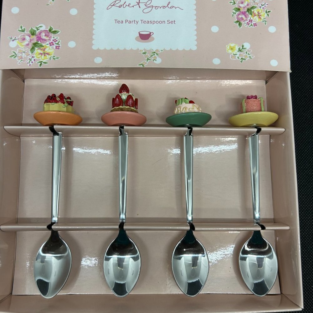 Robert Gordon Victorian Style Tea Spoon Set of 4